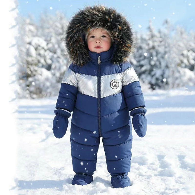 Baby Clothing Dividers - Winter pasgeboren baby romper met handschoenen
