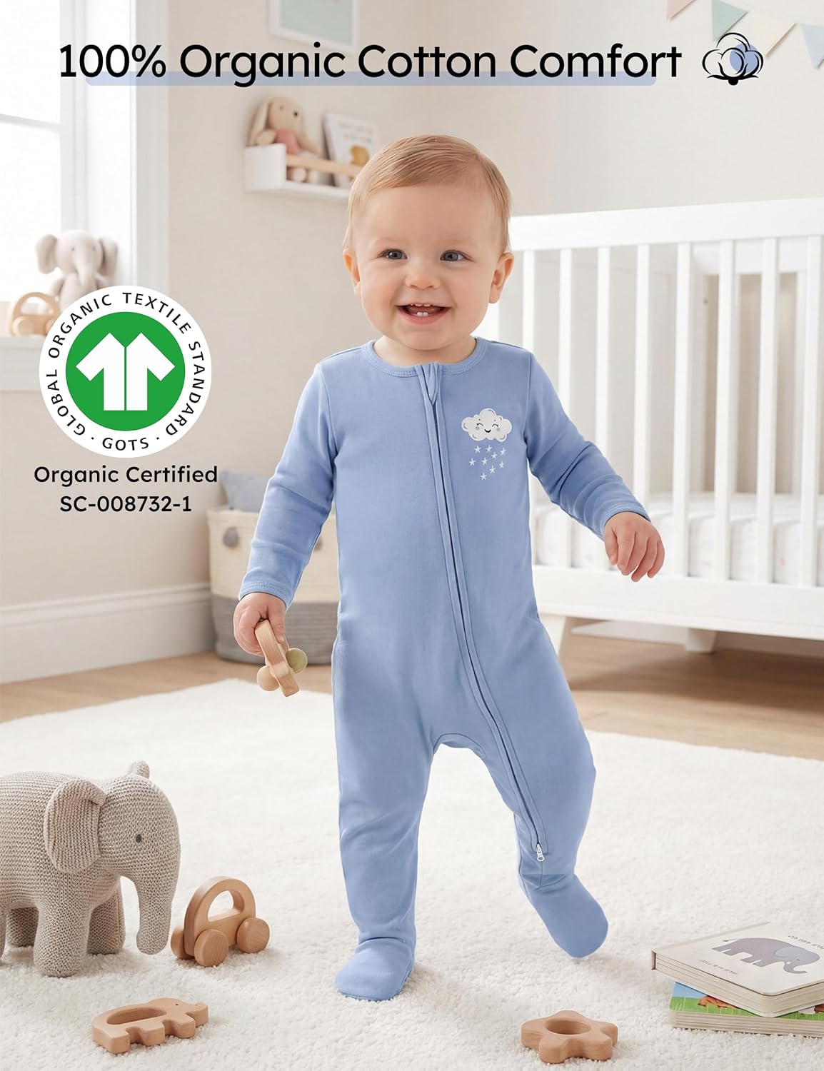 Baby pyjama's 100% biologisch  - Baby Clothing Organic recensie en prijs