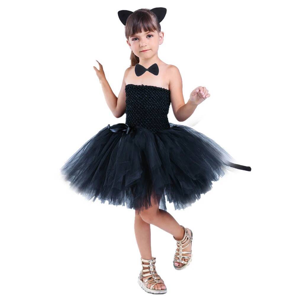 Schattige zwarte kat tutu-jurk - Baby Clothing Usa recensie en prijs